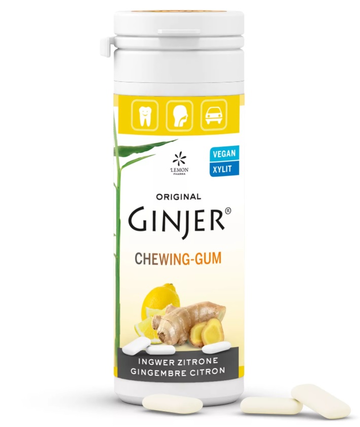 Chicle con jengibre GINJER® - Limón