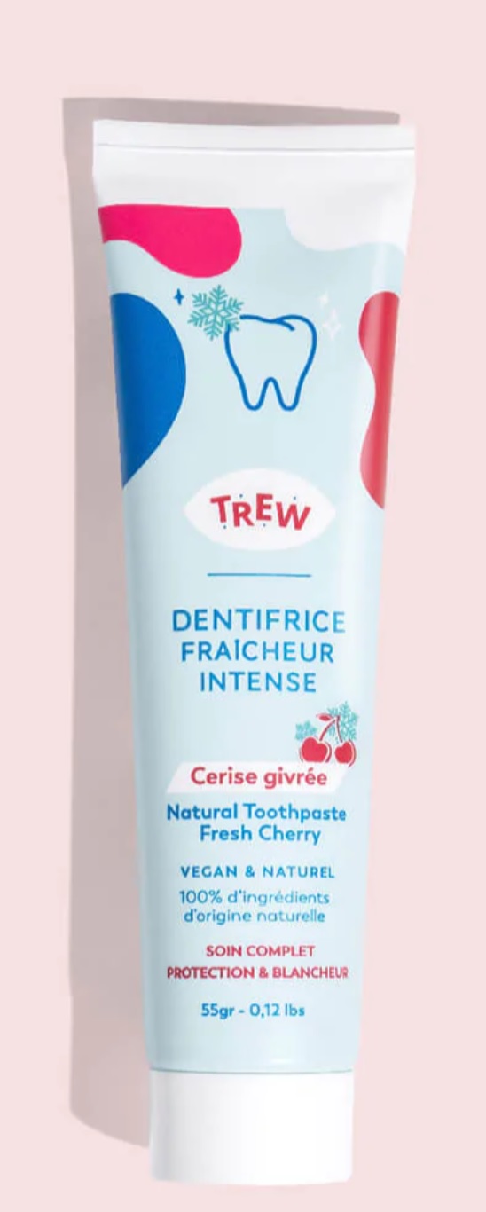 Pasta de dientes natural TREW - con prebióticos. ¡Formulado con la mejor alternativa al flúor!