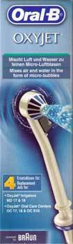 4 Cánulas OXYJET Braun Oral-B ED17