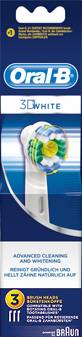3 cabezales Oral-B 3D Pro White EB18