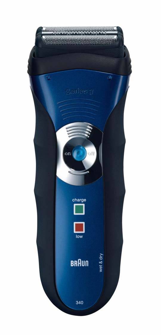 Maquinilla de afeitar eléctrica recargable Braun serie 3 340 WetDry