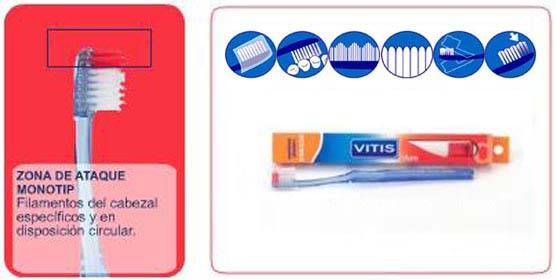 Vitis Access cepillo duro 22/100 (Dentaid)