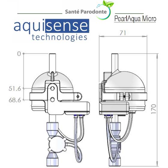 PearlAqua micro 12c sterilisation uvc led ultraviolets sans mercure