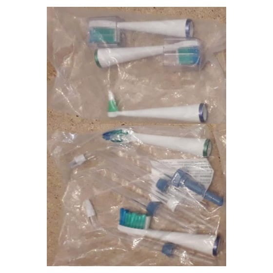 10 cabezales cabeza ancha para Waterpik Sensonic