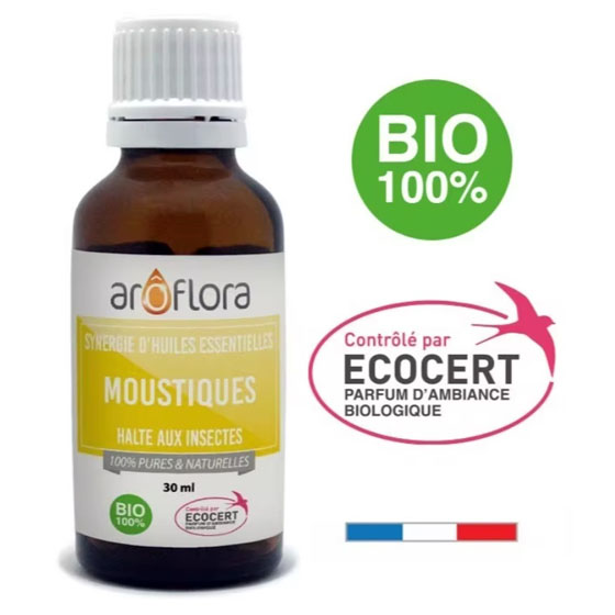 Sinergia de aceites esenciales antimosquitos e insectos - 100% BIO - 30 ml