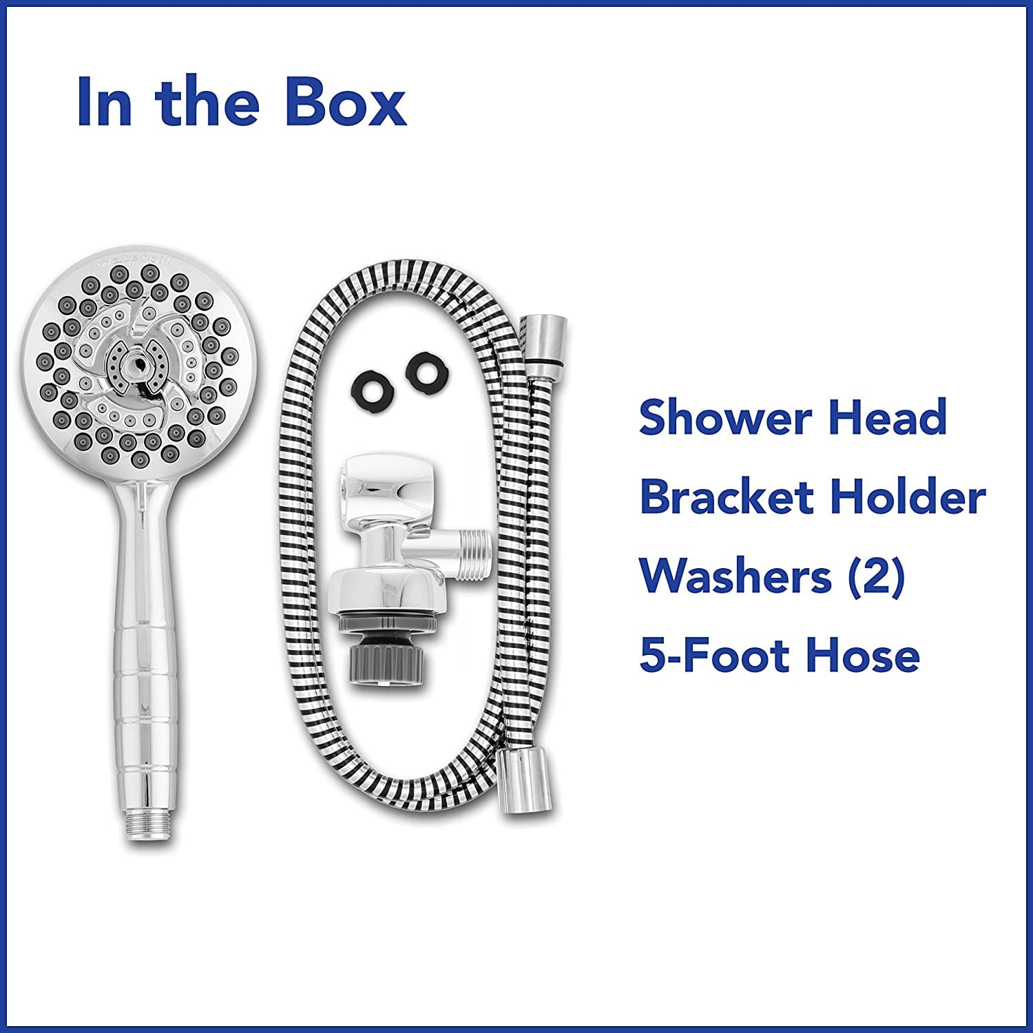 521_waterpik_xro_763e_pommeau_de_douche_a_main_de_massage_powerpulse_1_8_gpm_chrome Waterpik XRO-763E PowerPulse 1.8 GPM Cabezal de ducha de mano con masaje, cromado - Imagen 2