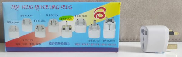 Adaptador Uk Macho Universal Hembra - Imagen 3