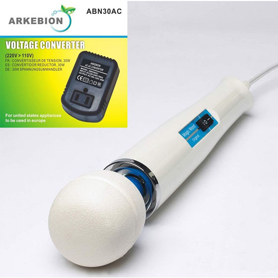 Hitachi Magic Wand plus transfo arkebion