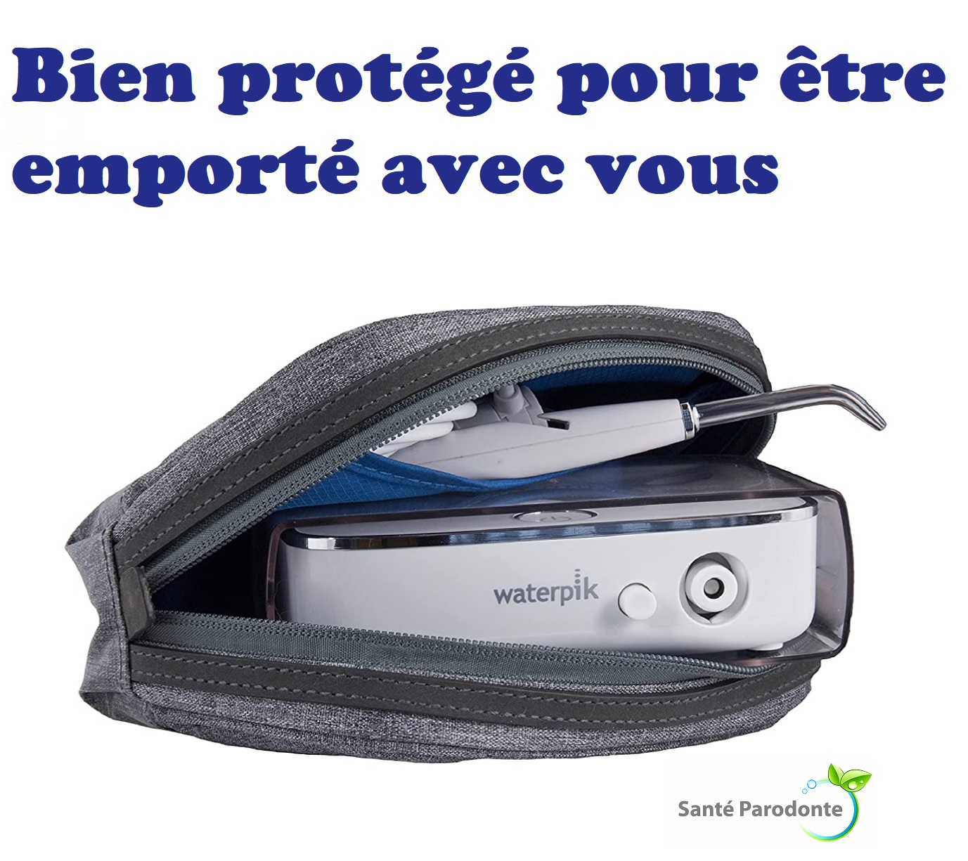 Irrigador WF-04 bucal portátil Waterpik Sidekick WF04 para viajes y hogar - Imagen 2