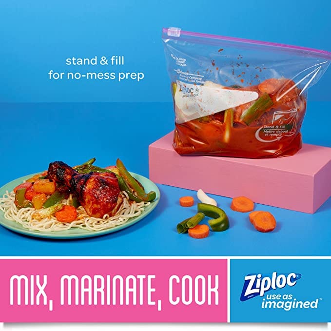 Bolsa de plástico Ziploc, cubierta protectora, Power Shield, bolsa de plástico, cierre deslizante