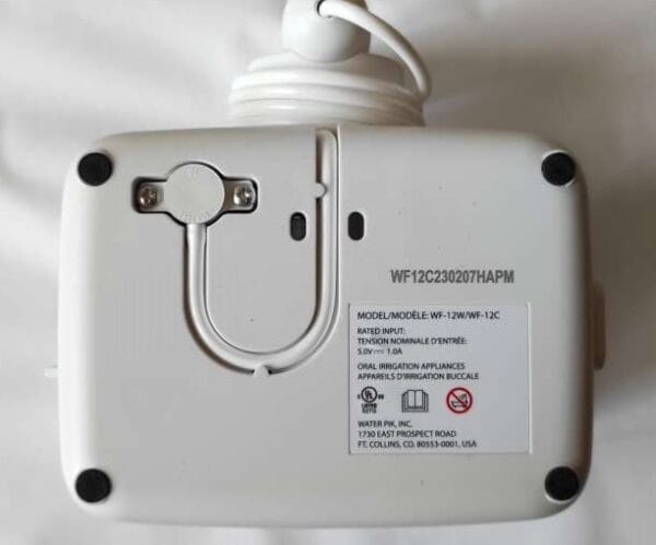 Irrigador bucal portátil Waterpik ION Professional WF12, para viajes y hogar (Blanco) - Imagen 15