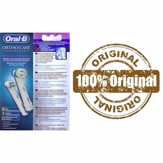 Cepillo dental electrico recambio oral-b ortho 2 cabezales