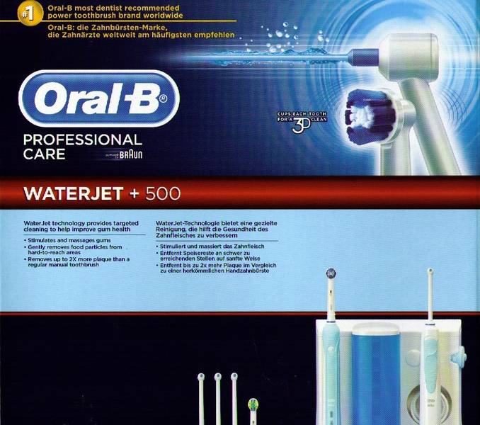 Oral-B irrigador Waterjet + OC16 Professional Care 500