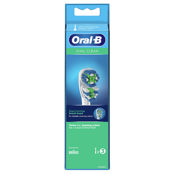 Cabezales Oral-B Dual Action Dual Clean EB41