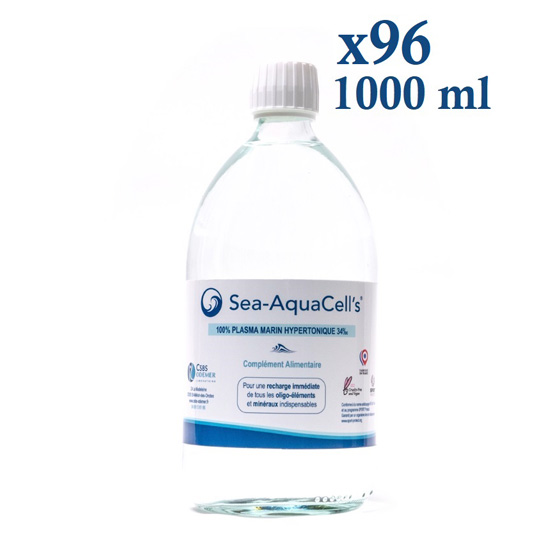 Agua de mar hipertónica de Sea-AquaCell. Plasma Marino ODEMER-CSBS 1000ML X96