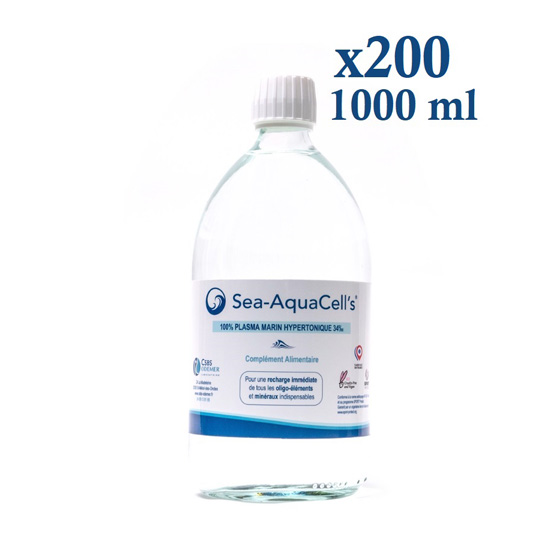 Agua de mar hipertónica de Sea-AquaCell. Plasma Marino ODEMER-CSBS 1000ML X96