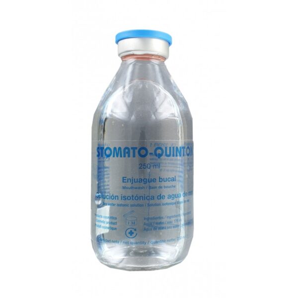 QUINTON ® isotónico en viales 250ML (Por 25) Enjuague bucal para conectar al sistema de irrigación del sillón dental - Imagen 2